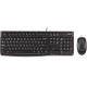 Logiteck MK120 Combo Keyboard Mouse USB Corded