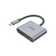 USB-C to HDMI 2.0 and VGA Adapter with MST Dual Monitor Unitek V11264